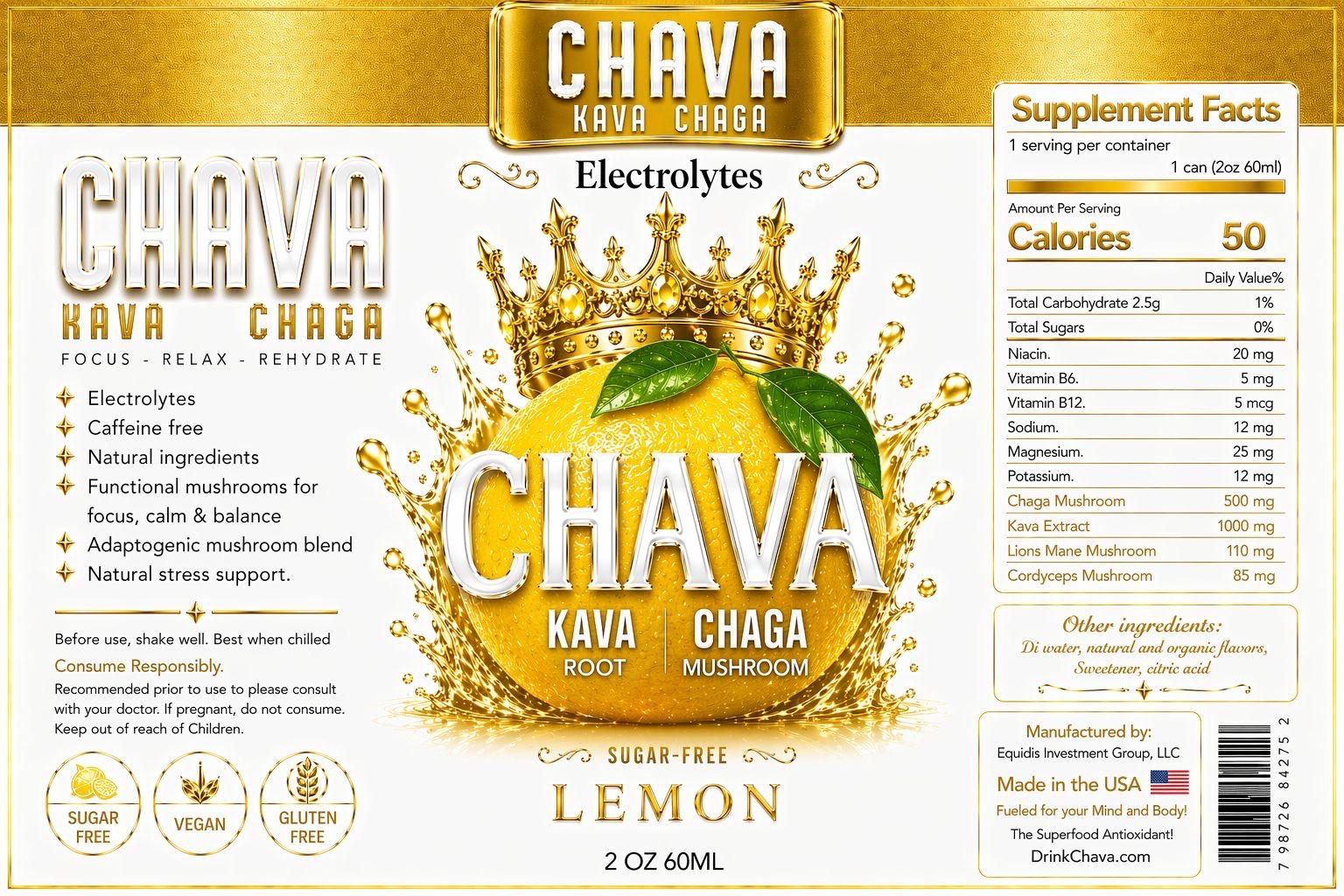 CHAVA | Master Ritual Carafe - Focus, Relax, Rehydrate (750ml)
